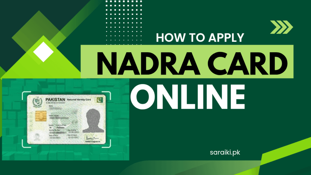 How to Apply for NADRA Card Online in Pakistan – Complete Guide 2026